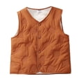 thumbnail image 1 of Little Girls Boys Puffer Vest Kids Boys Winter Vest Lightweight Water-Resistant Button Down Cute Vest Sleeveless Warm Outerwear 3-4 Years, 1 of 4