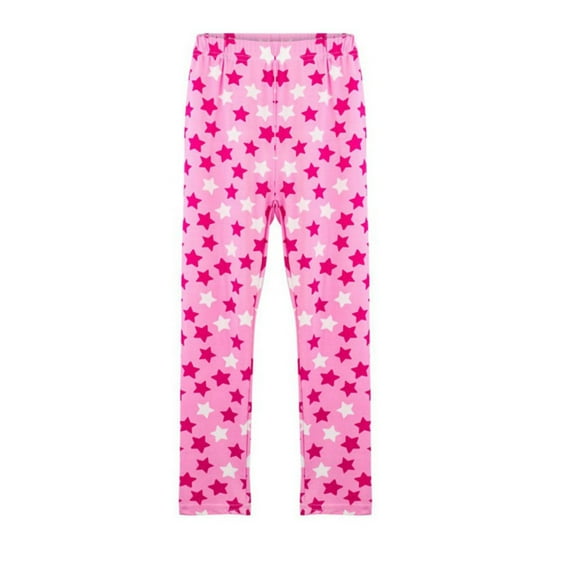 Little Girls Casual Spring and Autumn Thin Printed Leggings
