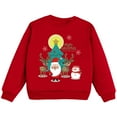 thumbnail image 1 of Little Girls Christmas Sweatshirts Boys Kids Casual Loose Active Full Sleeves Letter Print Teen Crop Tops Size 5-6T, 1 of 5