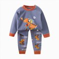 thumbnail image 1 of Little Girls Clothes 2 Piece Fall Outfits Oversize Pullover Sweatshirt and Sweatpant Sweatsuit Sets,4-5 Years,Grey, 1 of 3