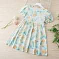 thumbnail image 1 of Little Girls Clothes Clearance Little Girl Dresses Size 10 $10 Pink Dress Casual A Line Swing Basic Skater Twirl Party Dresses Party Dresses Size 7 Party Dresses Summer Cotton Dresses Ropa NiñA, 1 of 7