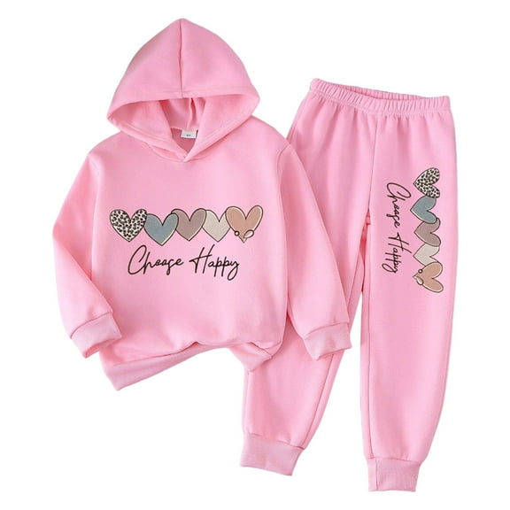 Little Girls Clothes Girls Fall Outfits Girl Clothes Cute Girl Sweatshirts Tops Sweatpants Joggers Set Two Piece Girls Fall Winter Outfits