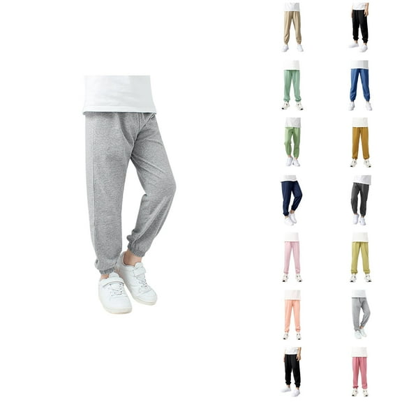 Little Girls Clothes Pant for Girls Girls' Autumn Style Leggings Pants Sports Elastic Children's Pants Baby's Boys Pants