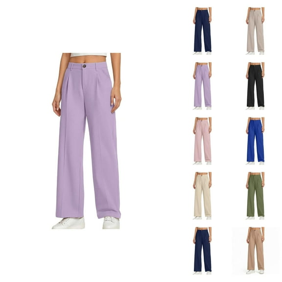 Little Girls Clothes Pants Girls Girls Dress Pants Wide Leg Pants For Girls Preppy Clothes Size 5 14 Years