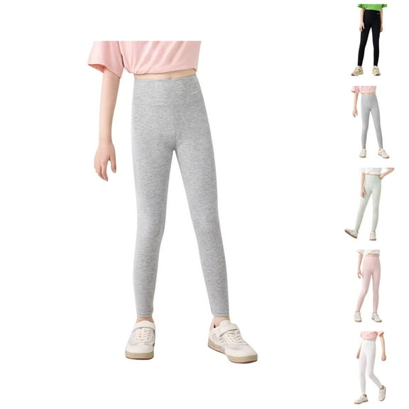 Little Girls Clothes Pants Girls Girls' Underpants Summer Thin Style Children's High Waist 9/10 Length Pants Leggings Long Pants For Children