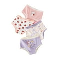 thumbnail image 1 of Little Girls' Cotton Brief Soft Panty Cute Print for 2-10 Years Old,4 Packs, 1 of 8