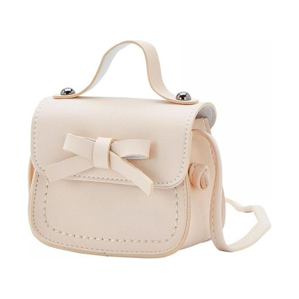 Toddler girl taupe leather purse – Sun & Lace