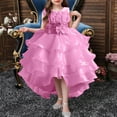 thumbnail image 1 of Little Girls Dresses Kids Formal Dresses for Girls Red Girls Dress Birthday Dress Girl Dresses Size 7-8Y, 1 of 3