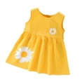 thumbnail image 1 of Little Girls Dresses Size 12 Months-18 Months Summer Dress Pure Cotton 2024 Princess Dress In The Sleeveless Sundress Girls Clothing, 1 of 3