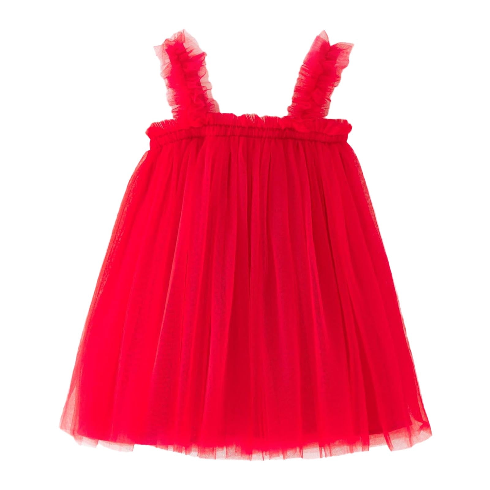 Little Girls Dresses Size 5 Years6 Years Sleeveless Tulle Holiday