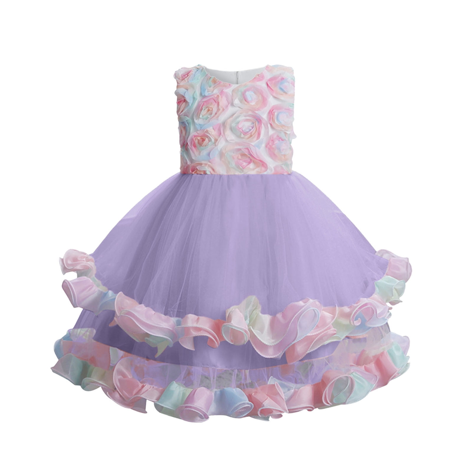 Little Girls Dresses Size 7 Years8 Years Skirt Princess Dress Flower