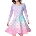 thumbnail image 1 of Little Girls Dresses Sparkling Pretty Sequin Fashionable Slim Fit Dress Fall Clothes Size 6-7T, 1 of 5