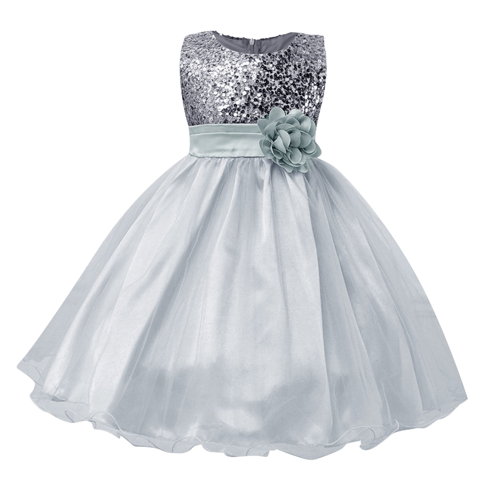 Little Girls Dresses Spring Sleeveless Princess Dress Party Clothing ...