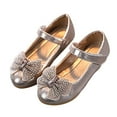 thumbnail image 1 of Little Girls Fashion Princess Shoes Flower Decoration High Heeled Princess Shoes, 1 of 8
