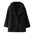 thumbnail image 1 of Little Girls Faux Fur Teddy Long Coat Kids Winter Sherpa Fleece Jacket Thick Warm Comfy Outwear Clothes Fuzzy Overcoat, 1 of 8