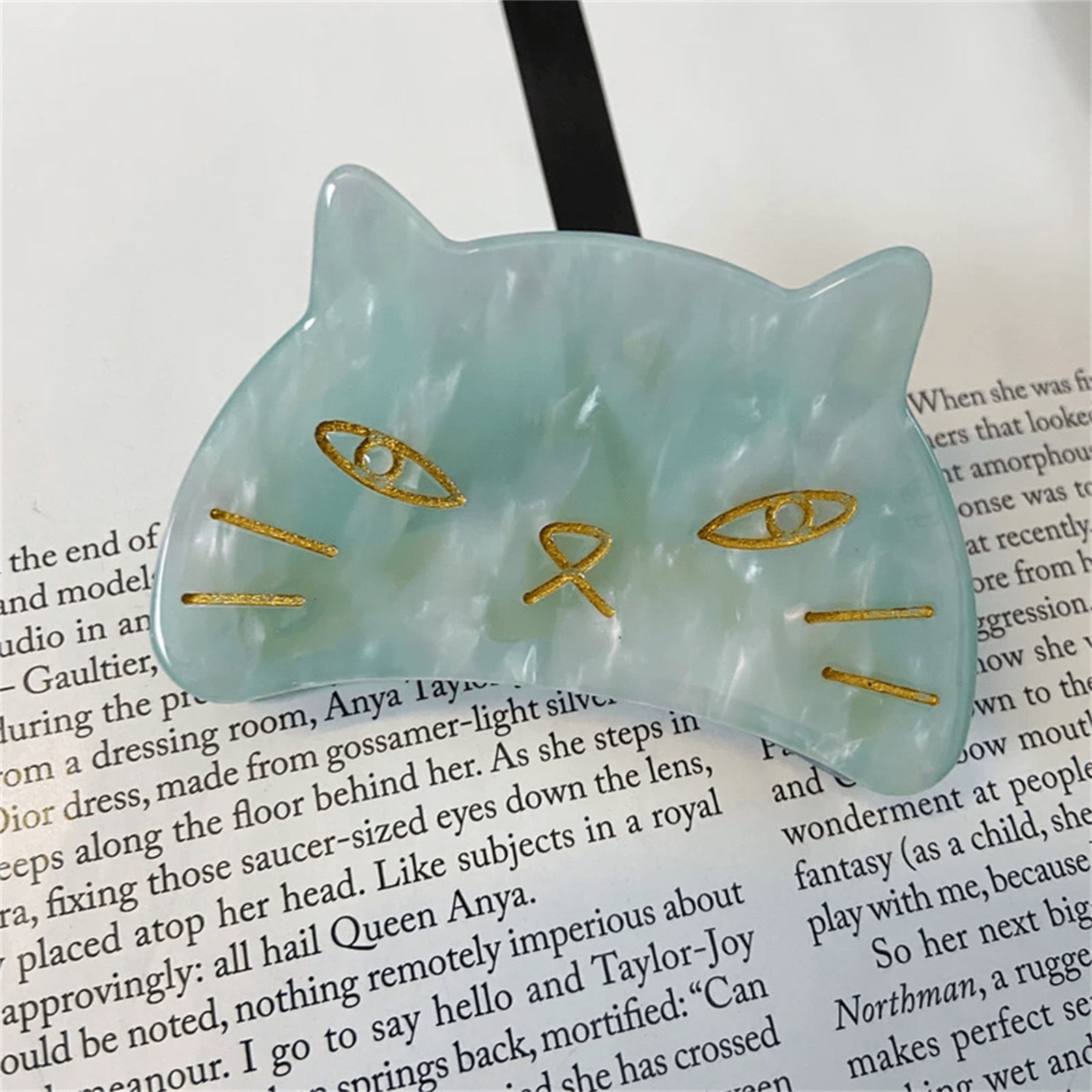 Little Girls Hair Barrettes And Clips Flat Hair Clips for Fine Hair Cat