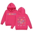 thumbnail image 1 of Little Girls Hoodies Sweatshirts Kids Hoodie Letter Long Sleeve Pocket Hoodie Jacket Clothes Hot Pink Size 6-7T, 1 of 4