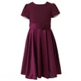 thumbnail image 1 of Little Girls Jam Pintuck Dotted Bow Polished Dress 7/8, 1 of 2