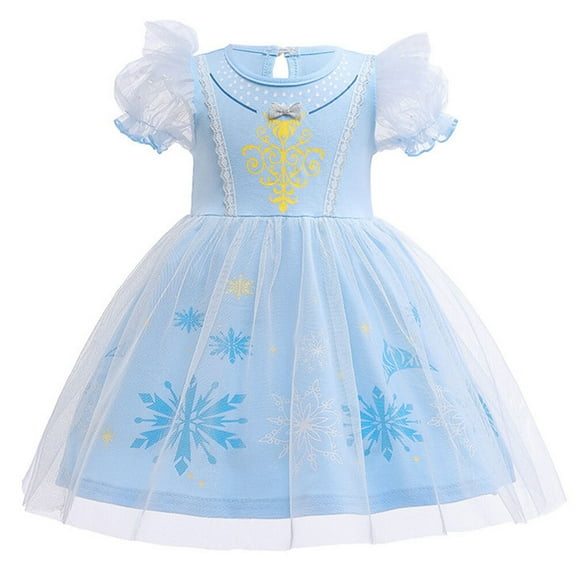 Little Girls Jasmine/Elsa/Ariel/Anna Dress Halloween Princess Costume Outfit