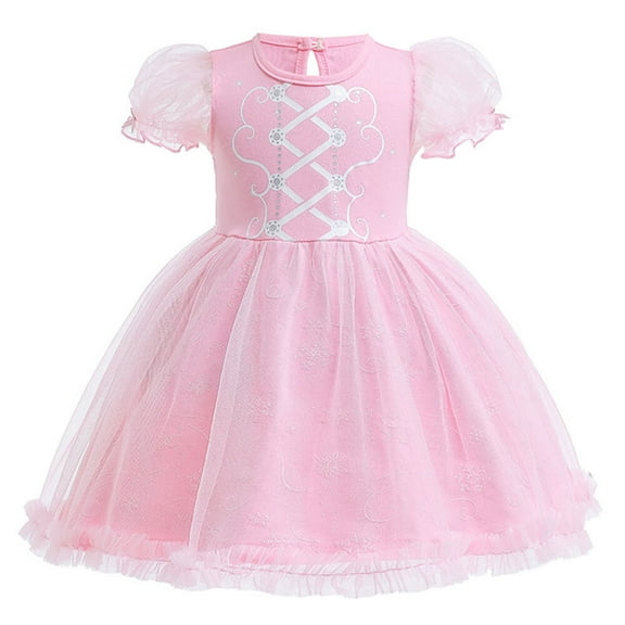 Little Girls Jasmine/Elsa/Ariel/Anna Dress Halloween Princess Costume Outfit