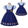 thumbnail image 1 of Little Girls Judy Short Sleeve Dress Police Officer Costume Halloween Dress Up, 1 of 7
