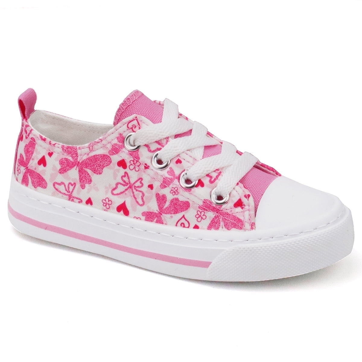 Toandon Girls' Glimmer Glitter Sneakers With Ribbon Lace - High-Top Sparkle Shoes For Ages 3-10 - View #7