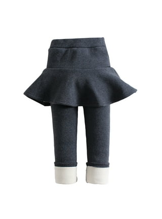 Pudcoco Kid Pantyhose Winter Warm Tights Velvet/Fleece Lined Stockings  Footed Leggings