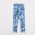thumbnail image 1 of Little Girls Leggings Underpants Soft Stretch Tie-dye Pants Children's Pants Light Blue 13-14 Years, 1 of 3