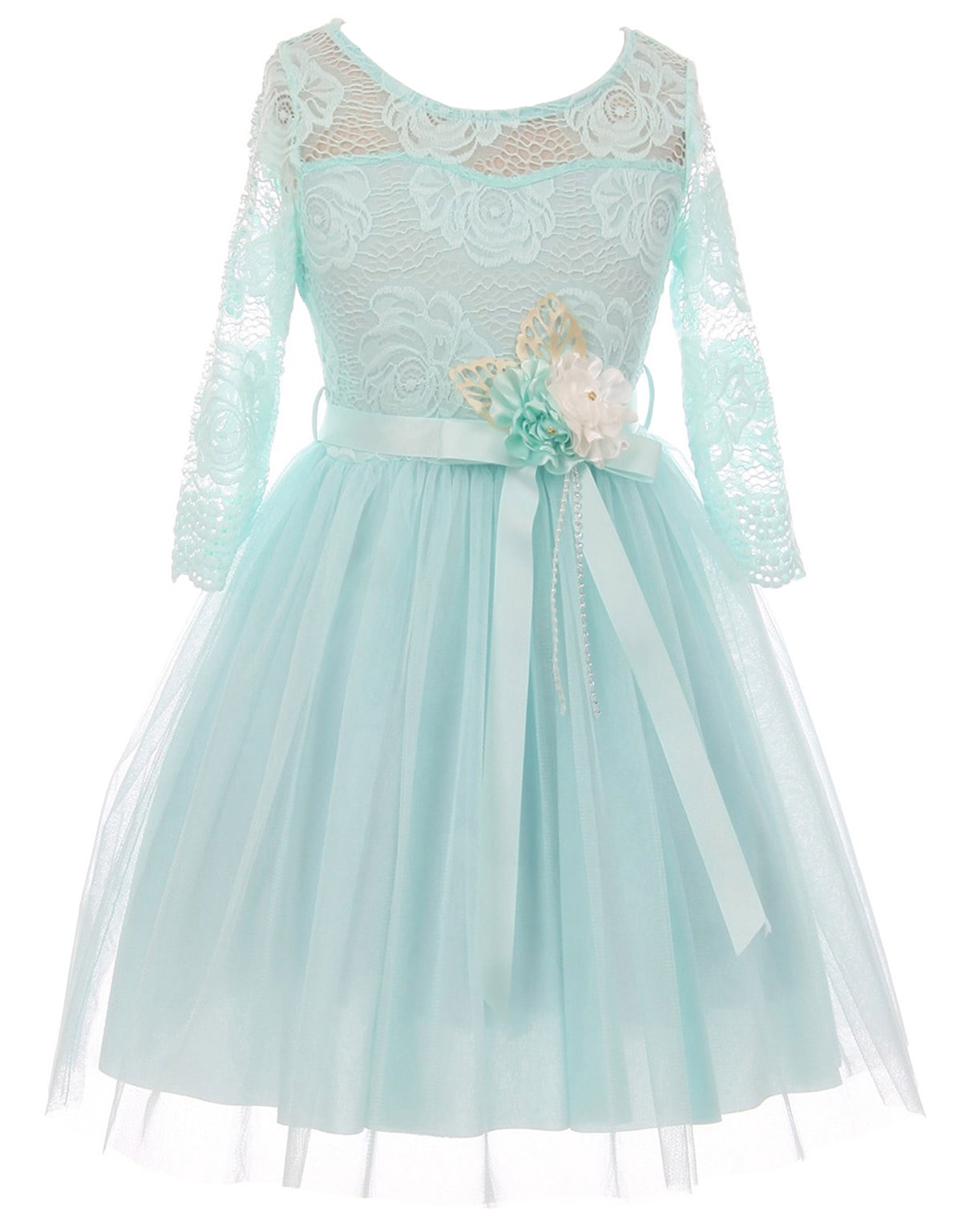 slim fit dress slacks Aqua Floral Lace Sweetheart A-Line Prom Dress – Modsele