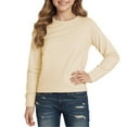 thumbnail image 1 of Little Girls Long Sleeve T Shirts Kids Crewneck Fall Winter Tops Basic Tees, 1 of 4