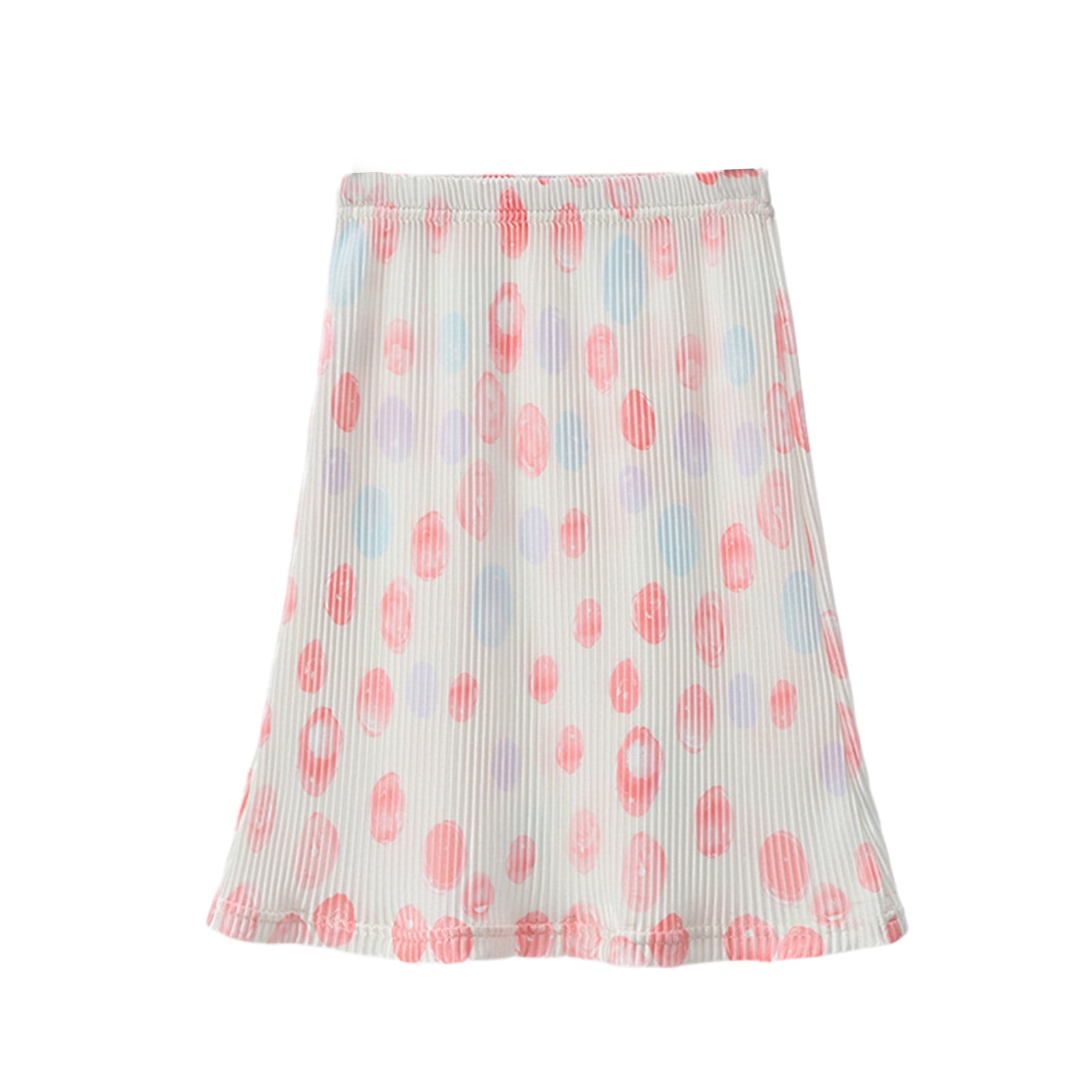 Little Girls Maxi Skirt Stretchy Ribbed Short Dress 212 Years Kids Girl Dressy Half Skirts