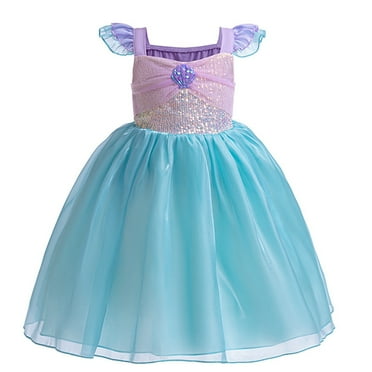 Little Girls Mermaid Costume Dress Princess Costume Dressed Up