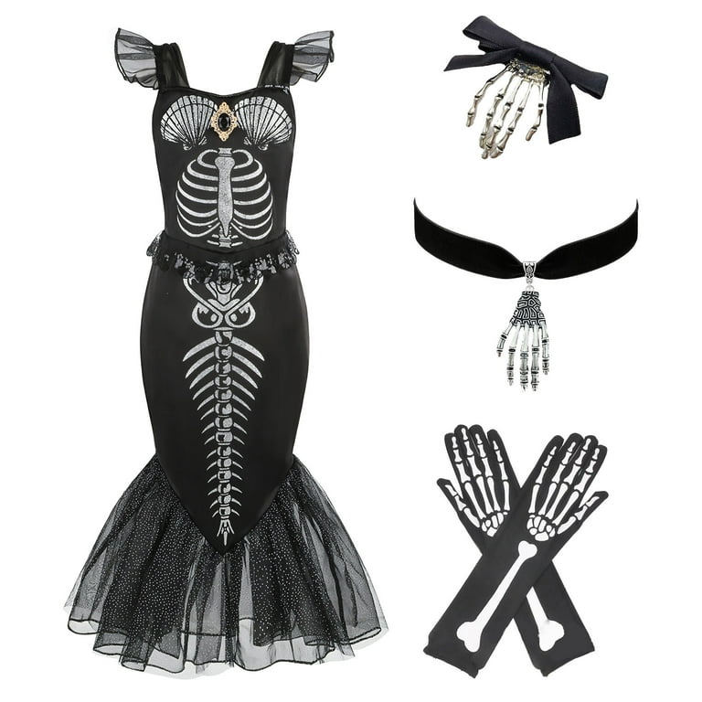 Kids Halloween Costume SUNSIOM Little Girls' Light Purple Mermaid