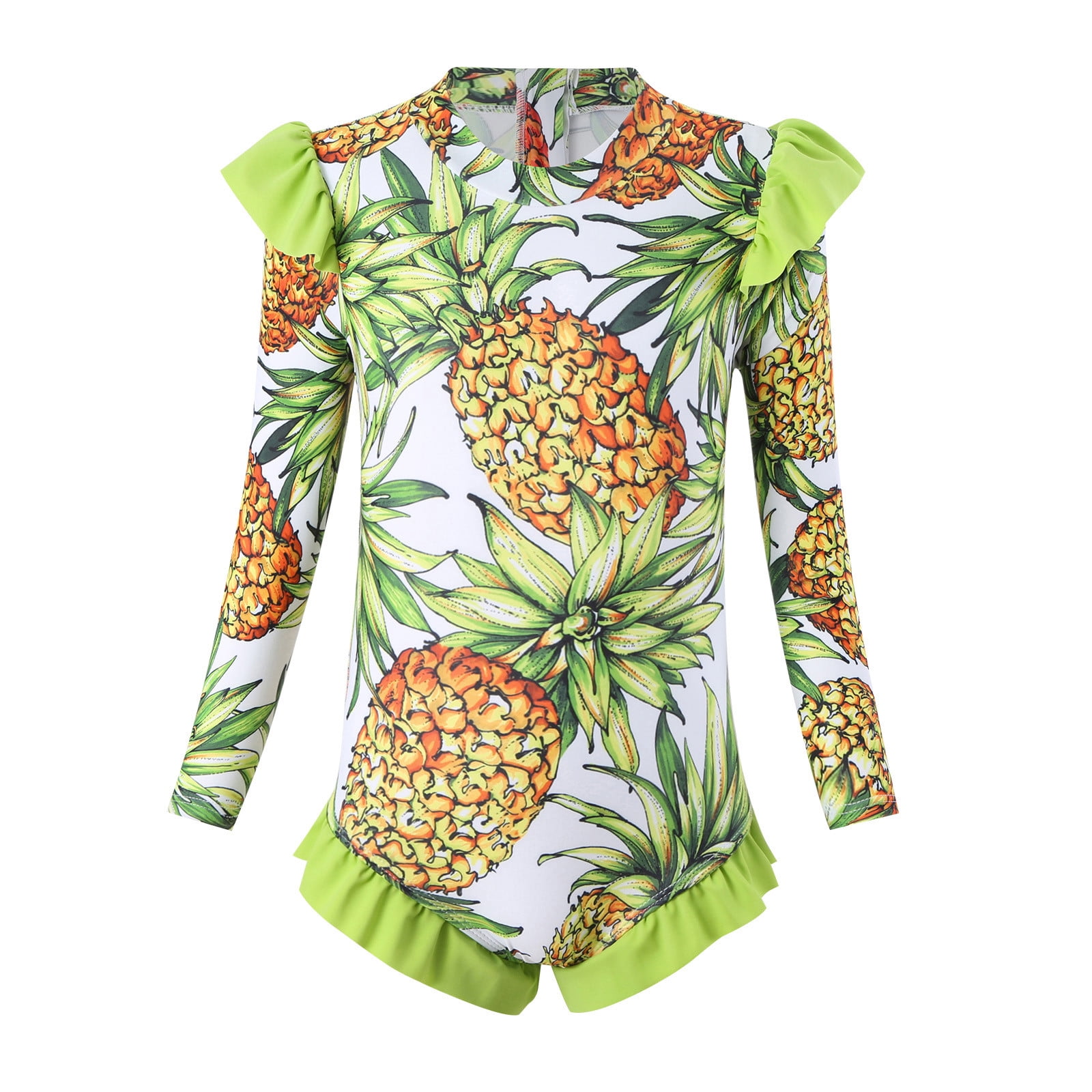 Little Girls One-Piece Swimsuit Bikini Set Swimwear Yellow,5-6T Teen ...