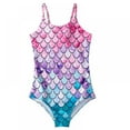 thumbnail image 1 of Little Girls One Piece Swimsuits Quick Dry Beach Swimwear Bathing Suit for Beach 2-7 Years, 1 of 7