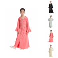 thumbnail image 1 of Little Girls Outfits Girls' Clothing Sets Kids Girls Long Sleeve Kaftan Maxi Prayer Clothes Dresses Abaya, 1 of 5