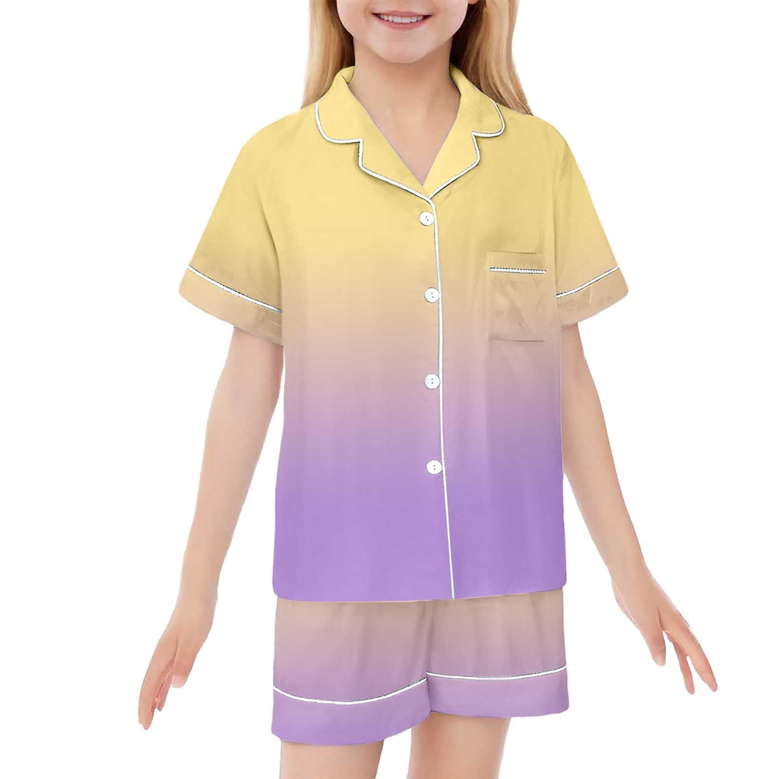 Short Sleeve Pyjamas Younger Girls main image 1