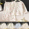 thumbnail image 1 of Little Girls Pajamas Sets Toddler Girls Cotton Pjs Sleepwear Sets,seamless 6-12 Months 12-24 Months 2t 3t 4t 5t 6t 7t 8t 9t Children Light Pink 11-12 Years, 1 of 5