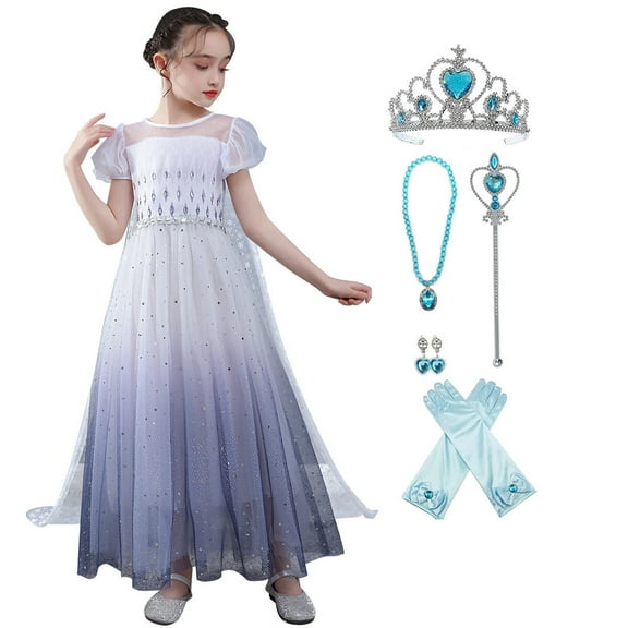 Little Girls Princess Dress for Christmas Birthday Halloween Party