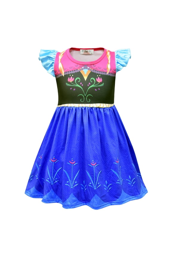 Little Girls Princess Pajamas Toddler Nightgown Dress Halloween Dress up