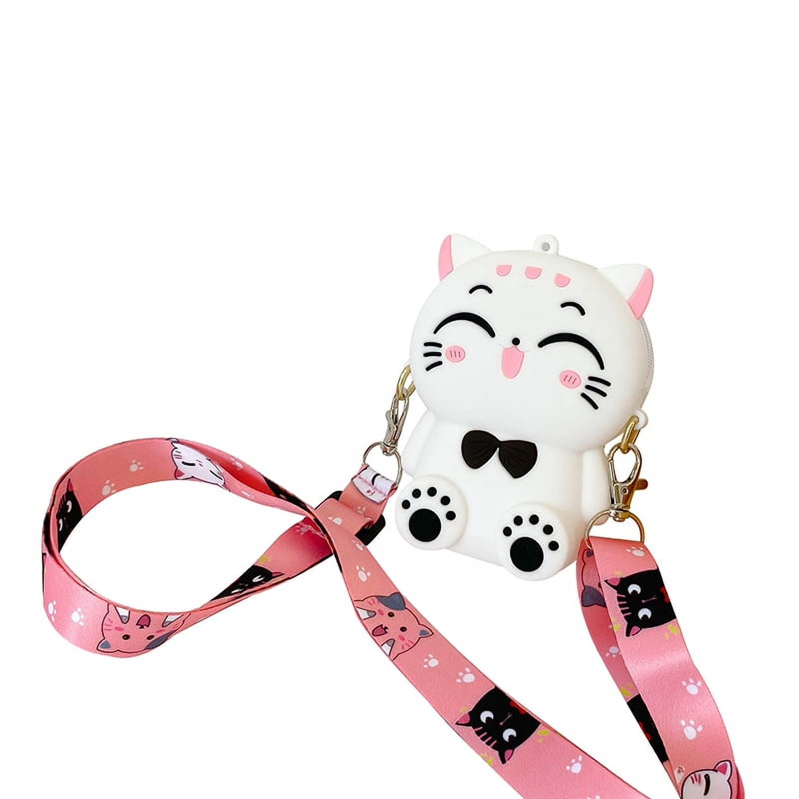 Small Size Bag For Baby Girl In Cat Design White Color main image 1