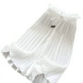 thumbnail image 1 of Little Girls Ribbon Tie Chiffon Loose Pleated Wide Leg Palazzo Pants, 1 of 5