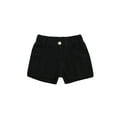 thumbnail image 1 of Little Girls Ripped Denim Shorts Kids Solid Color High Elastic Waist Jeans Short Pants, 1 of 7