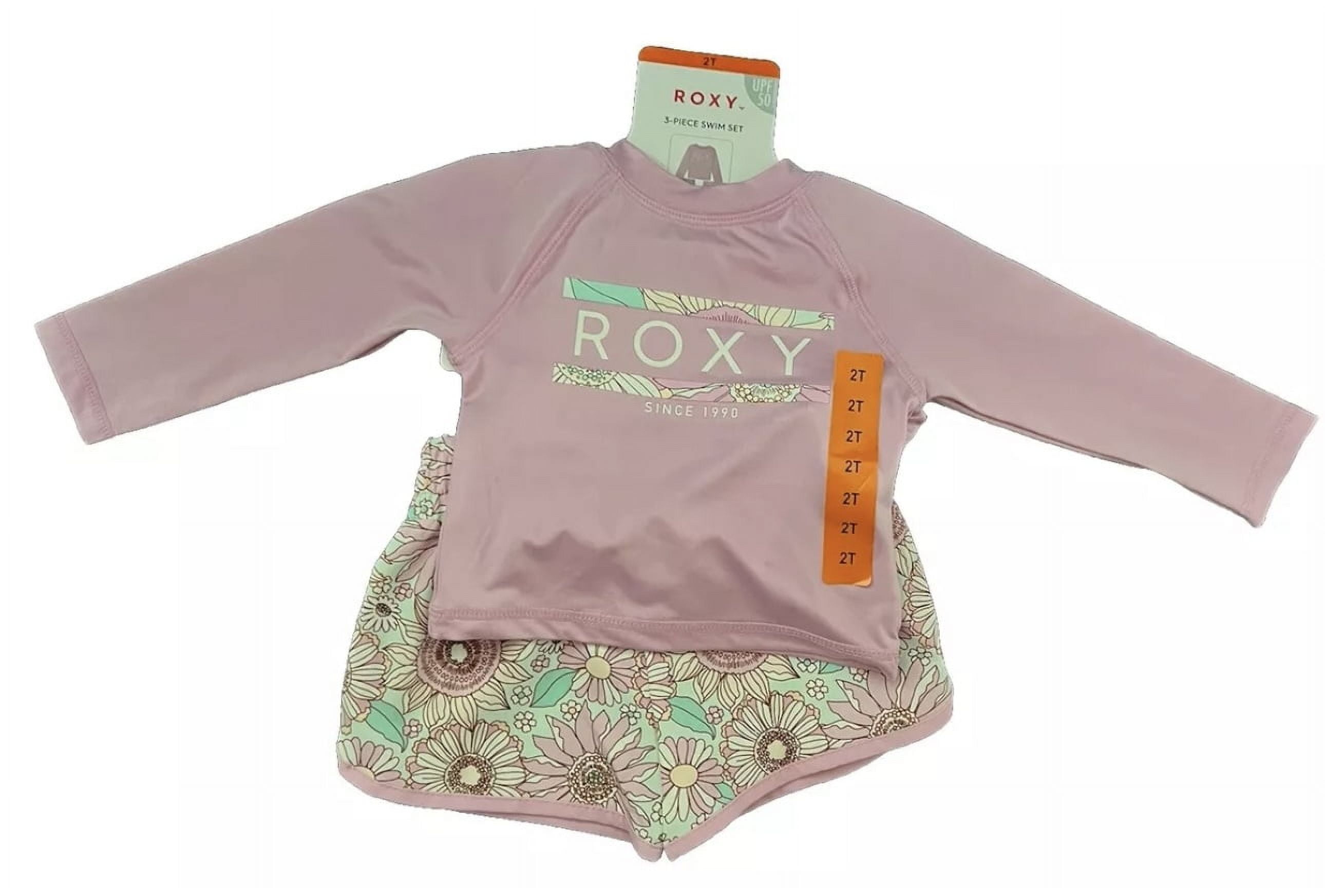 Little Girls Roxy 3-Piece Swim Set 2T