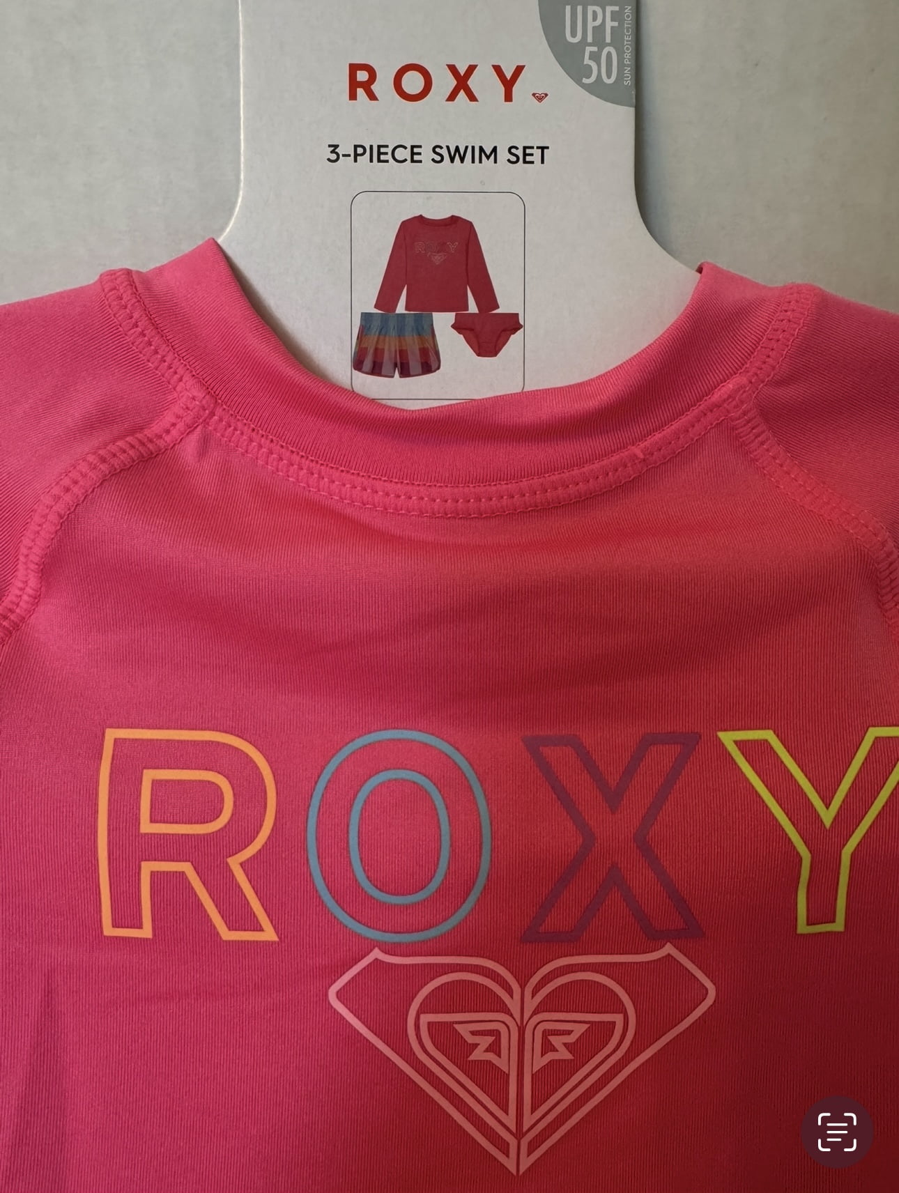 ラッシュガード ROXY Women's Swimsuit 3 Piece Set RX939BWT 5007906416 Little Girls Roxy 3-Piece Swim Set 3T - Walmart.com