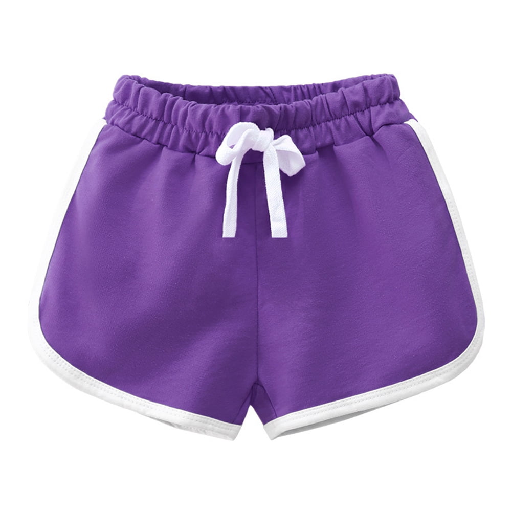 Little Girls Running Athletic Cotton Shorts Infant Toddler Kids Workout Dance Shorts Summer
