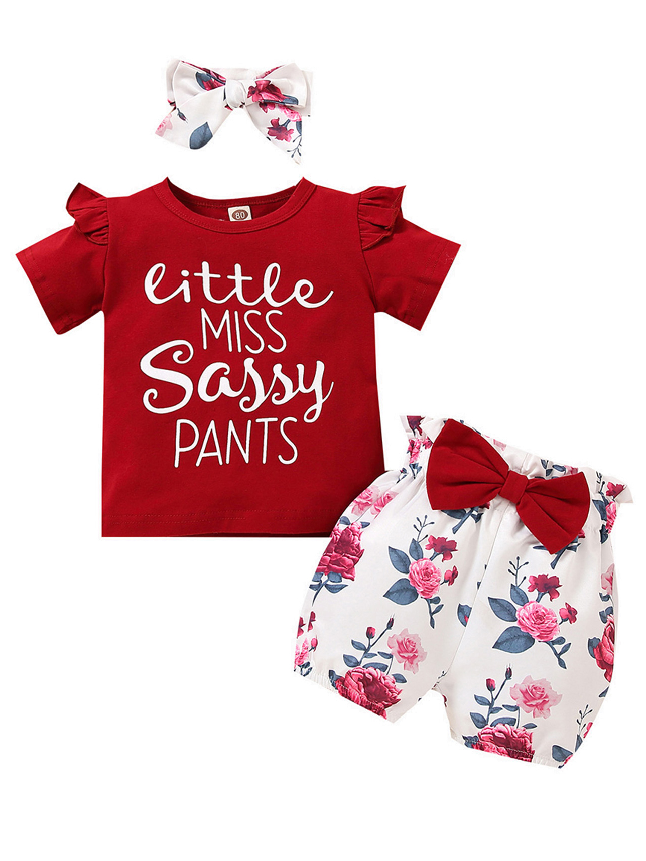 Little Girls Summer Clothes Toddler Baby girl Clothes Ruffle TShirt