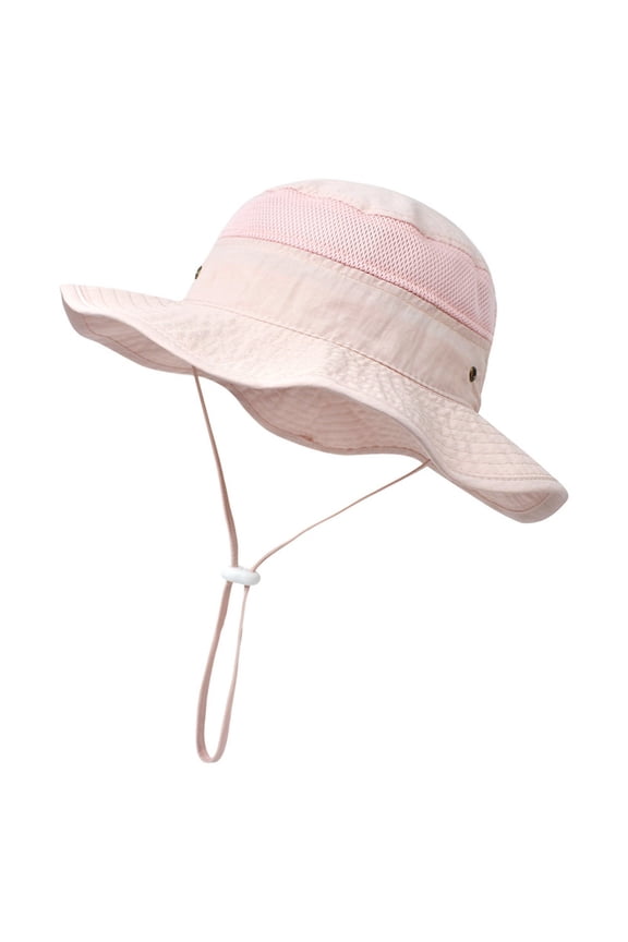 Little Girls Sun Hat Llama Cactus Print UPF 50+ Bucket Cap