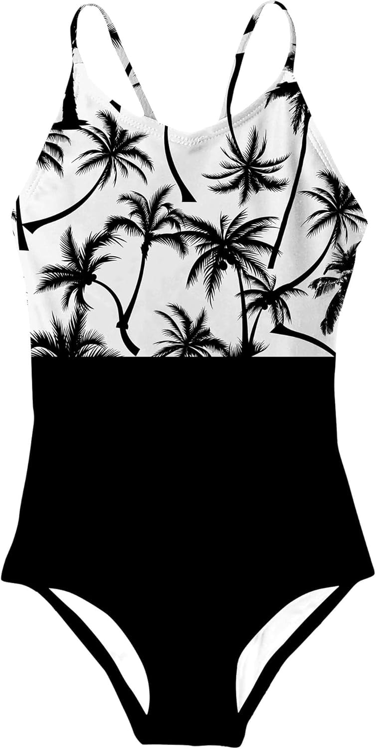 Little Girls Swimsuits Quick Dry Beach Swimwear Bathing Suit for Beach