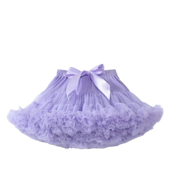 Little Girls Tutu Skirts Fluffy Tulle Princess Ball Gown Pettiskirt Ballet Dance Party/birthday Skirt
